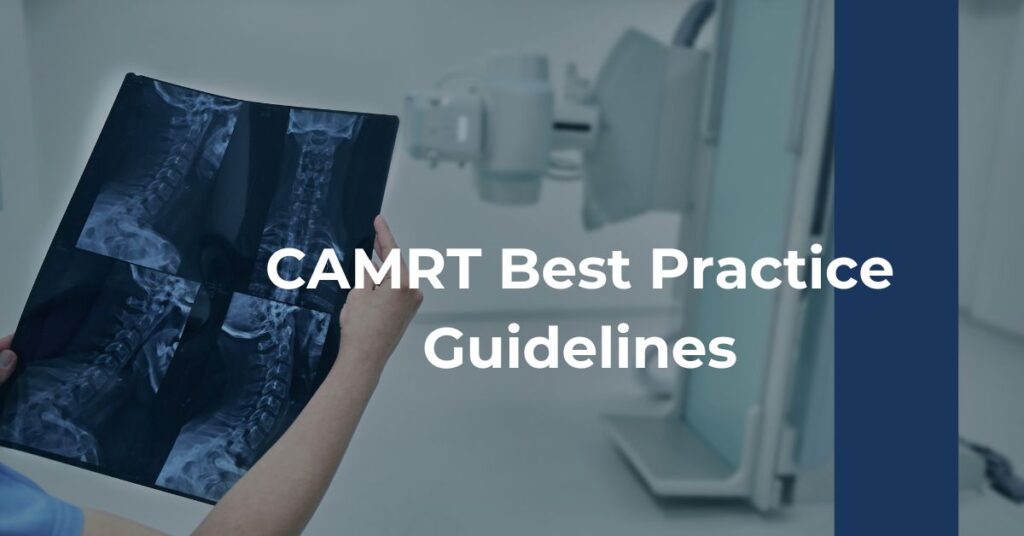 CAMRT Best Practice Guidelines Feature Image