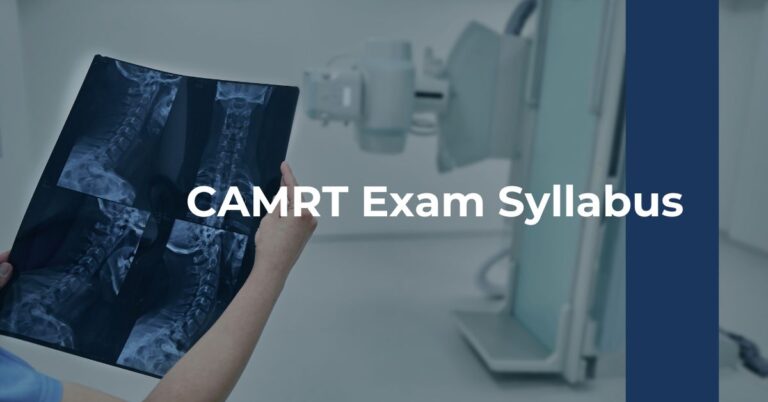 CAMRT Exam Syllabus Feature Image